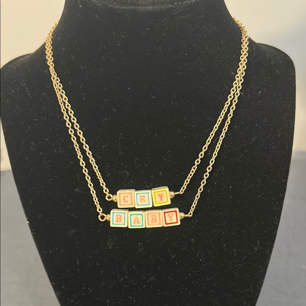 Melanie Martinez ‘Cry Baby’ Block Necklace